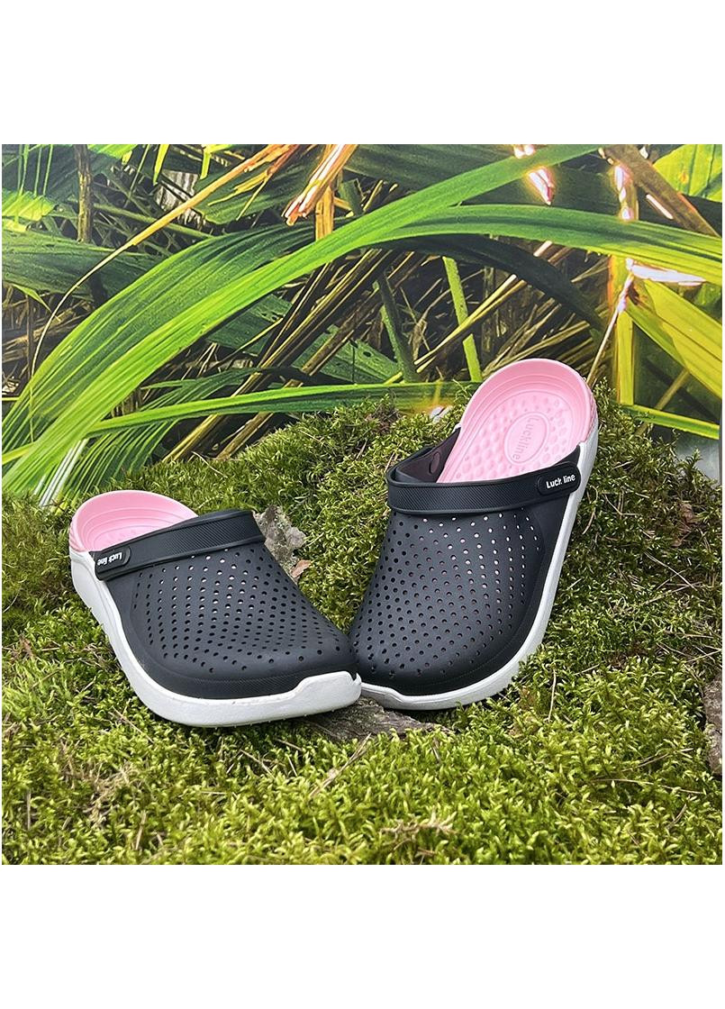 Крокси жіночі сабо Е-005017-361 Чорні LuckLine (259967361)