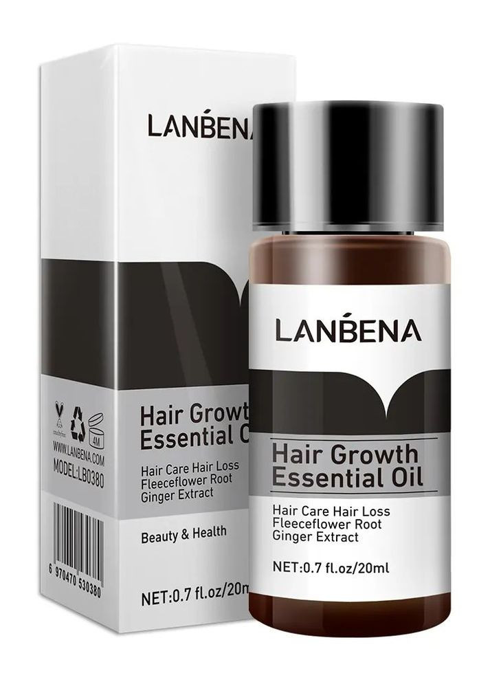Олія для росту волосся з імбиром 20 ml LANBENA (277979526)