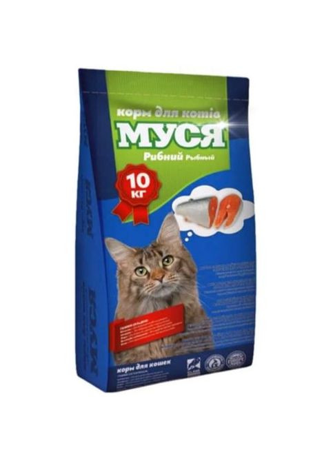 МУСЯ Корм для кошек РЫБНЫЙ, 10 кг. Муся (275924891)
