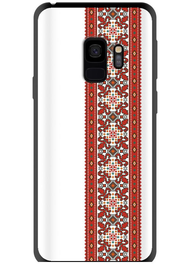 TPU чорний чохол 'Вишиванка 19' для Endorphone Samsung Galaxy S9 (269352675)