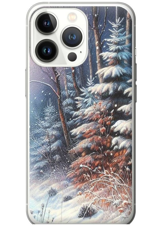 2D пластиковий чохол 'Зимовий пейзаж' для Endorphone Apple iPhone 13 Pro (275458981)