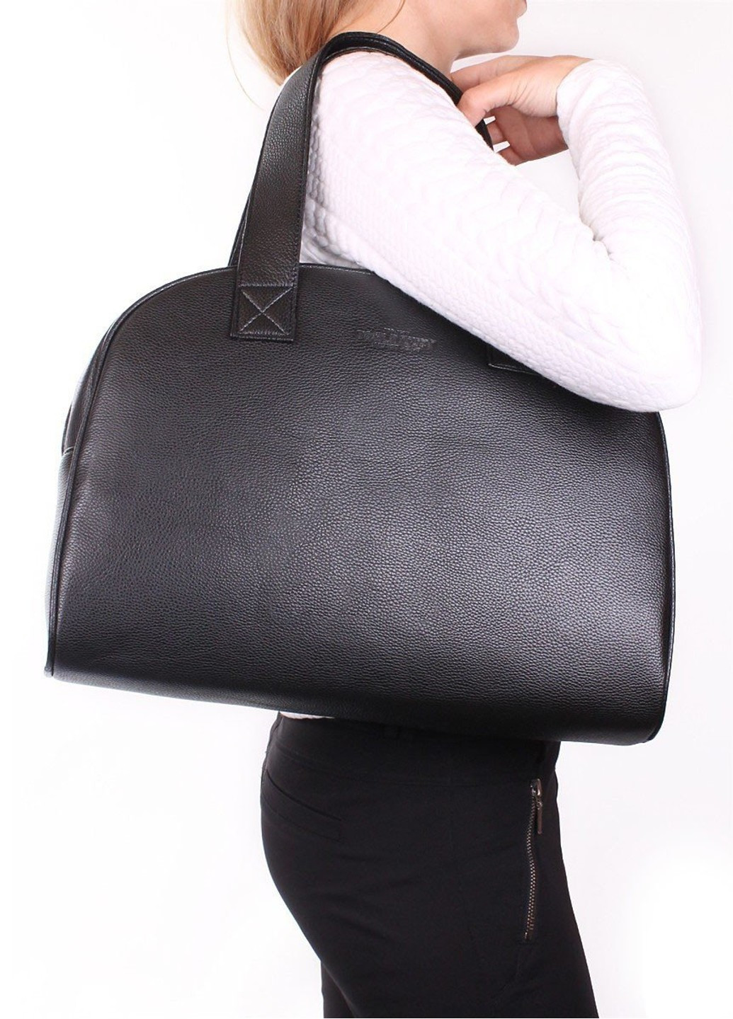 Чорна жіноча сумка зі шкірозамінника Boom PoolParty (262976015)