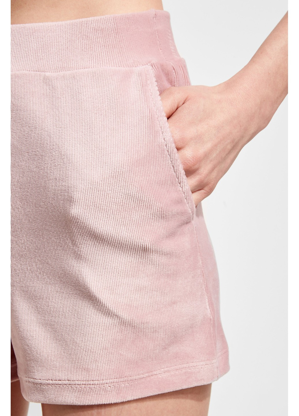 Світло-рожева всесезон комплект жіночий (топ і шорти) зефір 6211-6 Anabel Arto