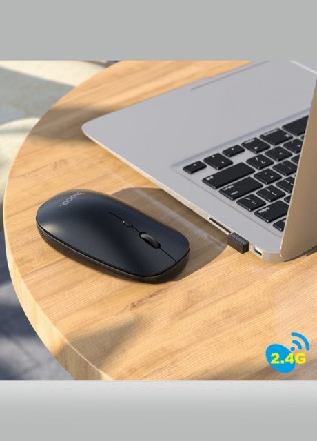 Бездротова комп'ютерна миша Art dual-mode business (Bluetooth, USB, оптична, для макбука) - Чорний Hoco gm15 (258412910)