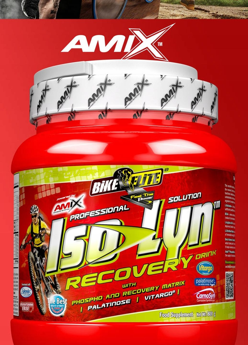Изотоник IsoLyn Recovery 800 g (Lemon) Amix Nutrition (276593978)