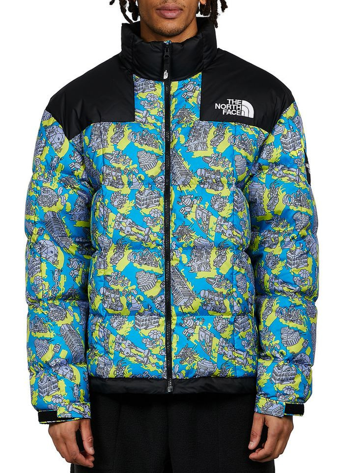 Голубая зимняя куртка пуховик оригинал парка зимняя The North Face Lhotse Jacket
