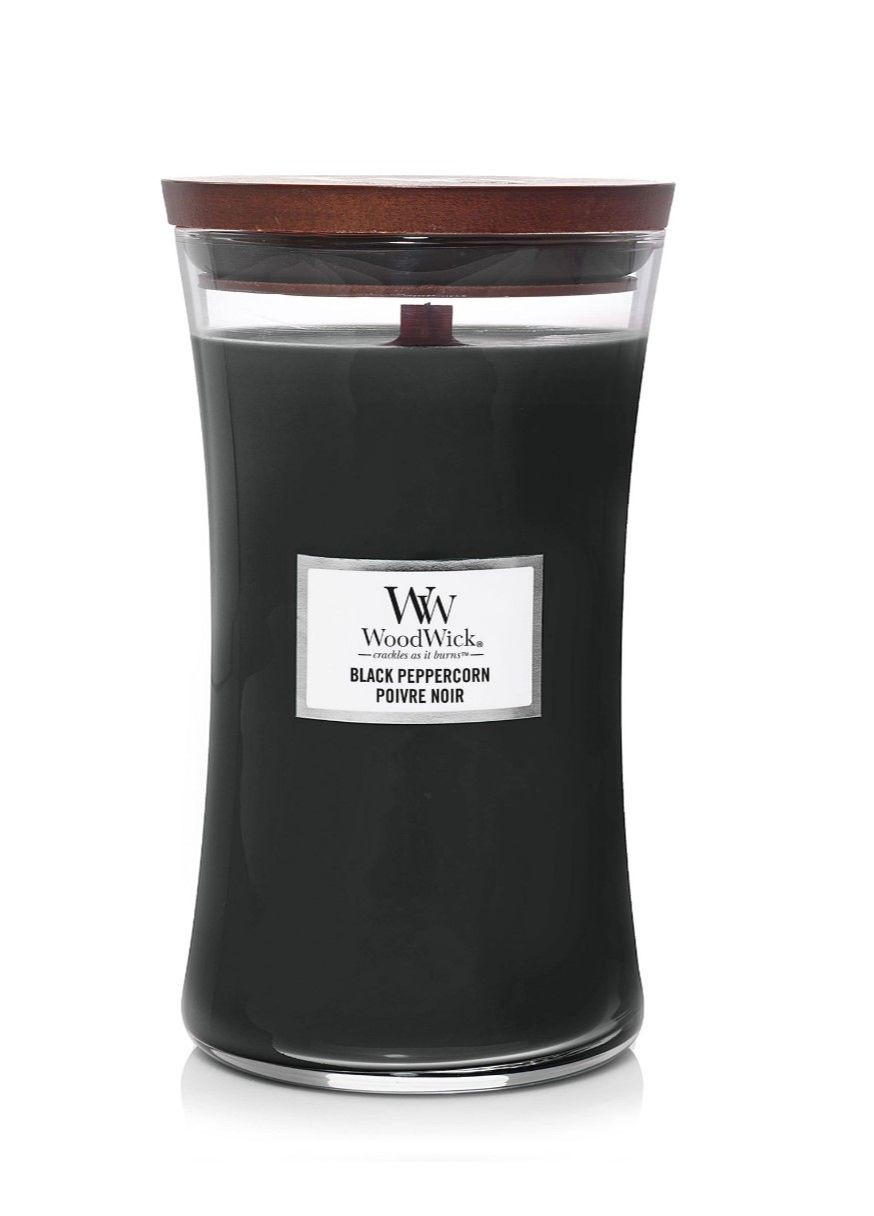 Ароматическая свеча с ароматом пряного перца Large Black Peppercorn WoodWick (268056164)