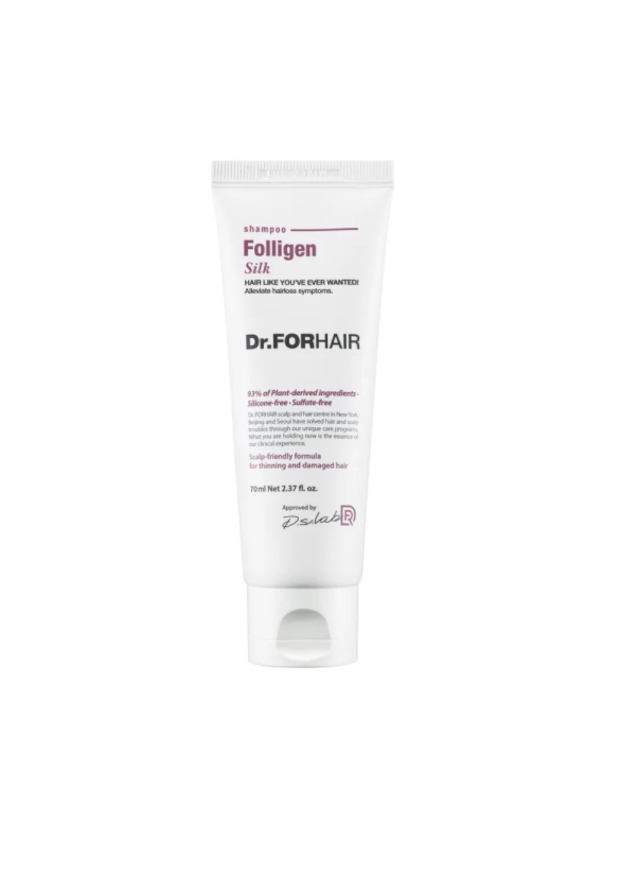 Шампунь для сухих и поврежденных волос Folligen Silk Shampoo 70 Dr.Forhair (268218774)