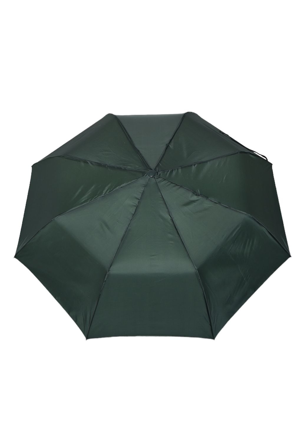 Зонт полуавтомат темно-зеленого цвета Let's Shop (269088981)