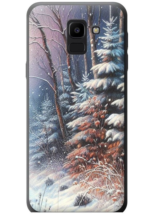 2D пластиковый чехол 'Зимний пейзаж' для Endorphone Samsung Galaxy J6 2018 (275460855)