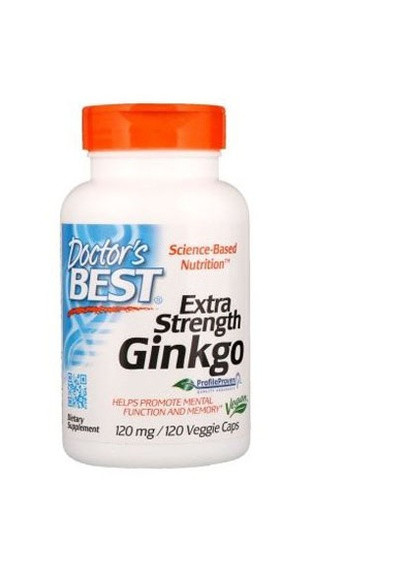 Extra Strength Ginkgo 120 mg 120 Veg Caps Doctor's Best (256722665)