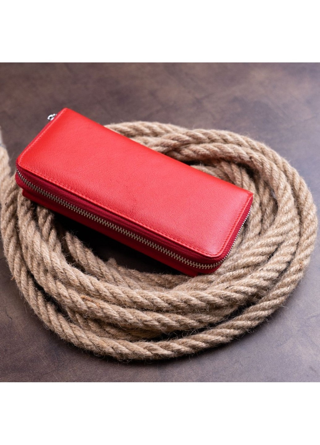 Кошелек из натуральной кожи ST Leather 19366 Красный ST Leather Accessories (262453788)