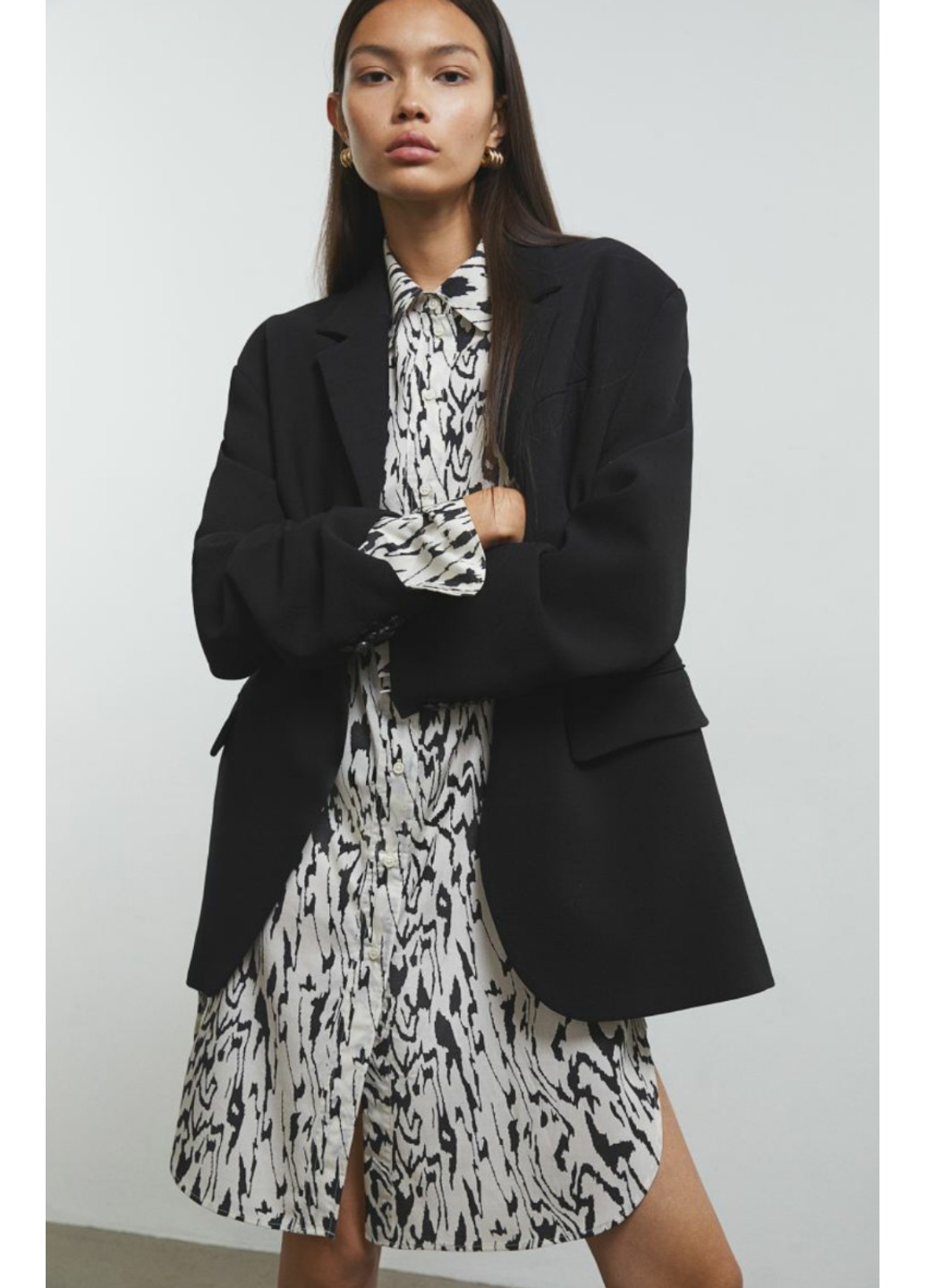 Білий повсякденний жіноча сукня-сорочка н&м (56157) xs біла H&M