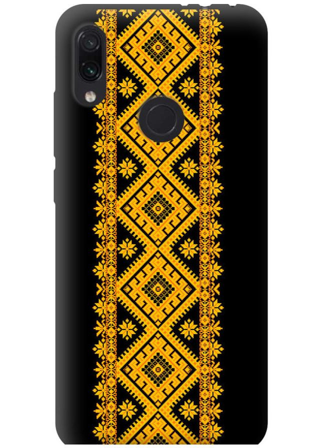 TPU черный чехол 'Вышиванка 31' для Endorphone Xiaomi Redmi Note 7 (269354289)