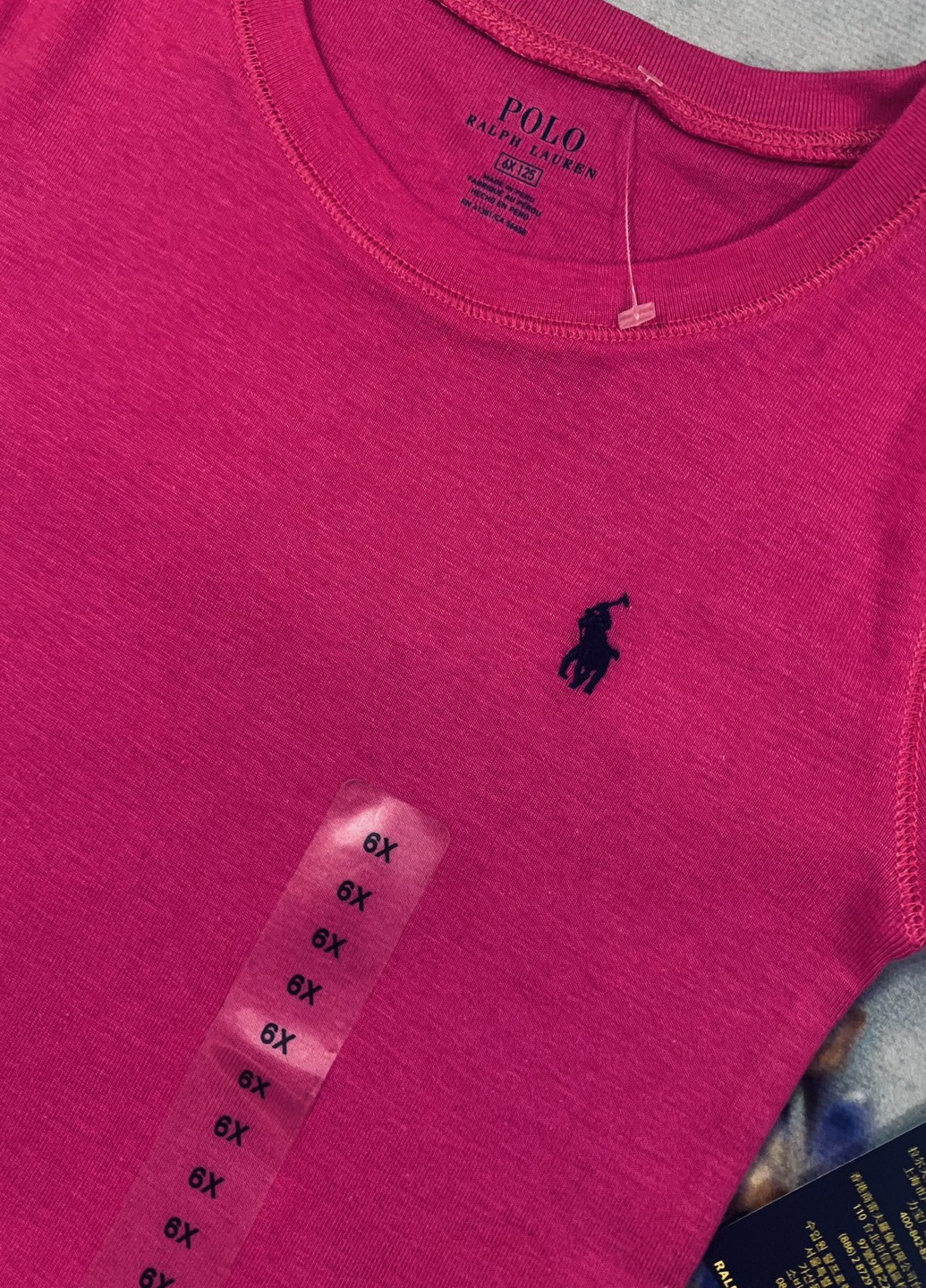 Розовая футболка Ralph Lauren