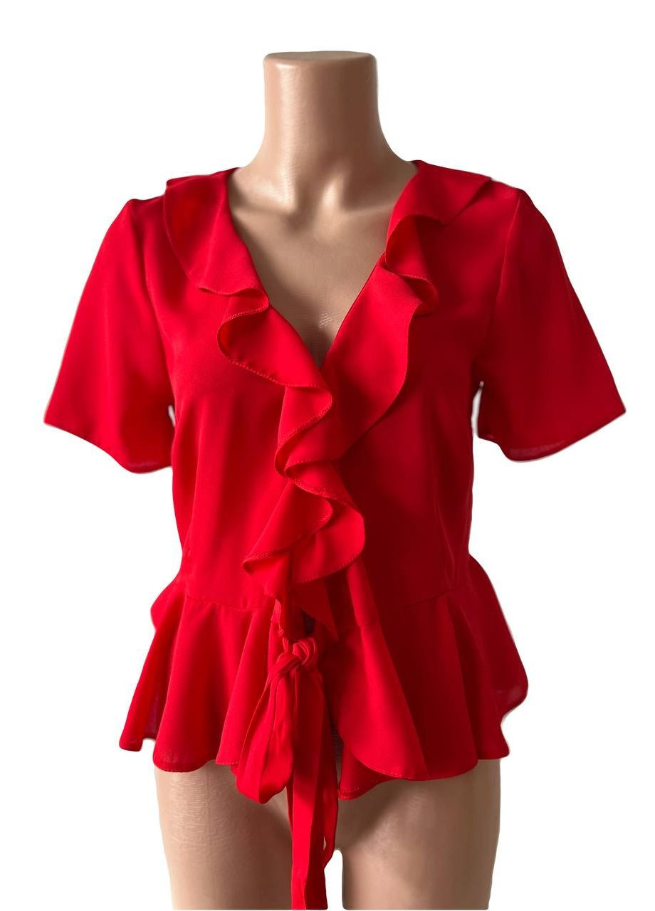 Красная демисезонная блуза Asos