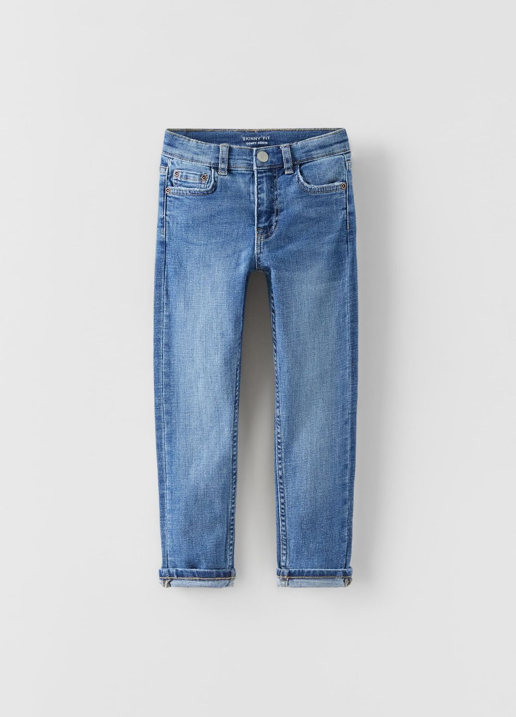 Синие демисезонные джинсы для мальчика синие 6987760427 Zara