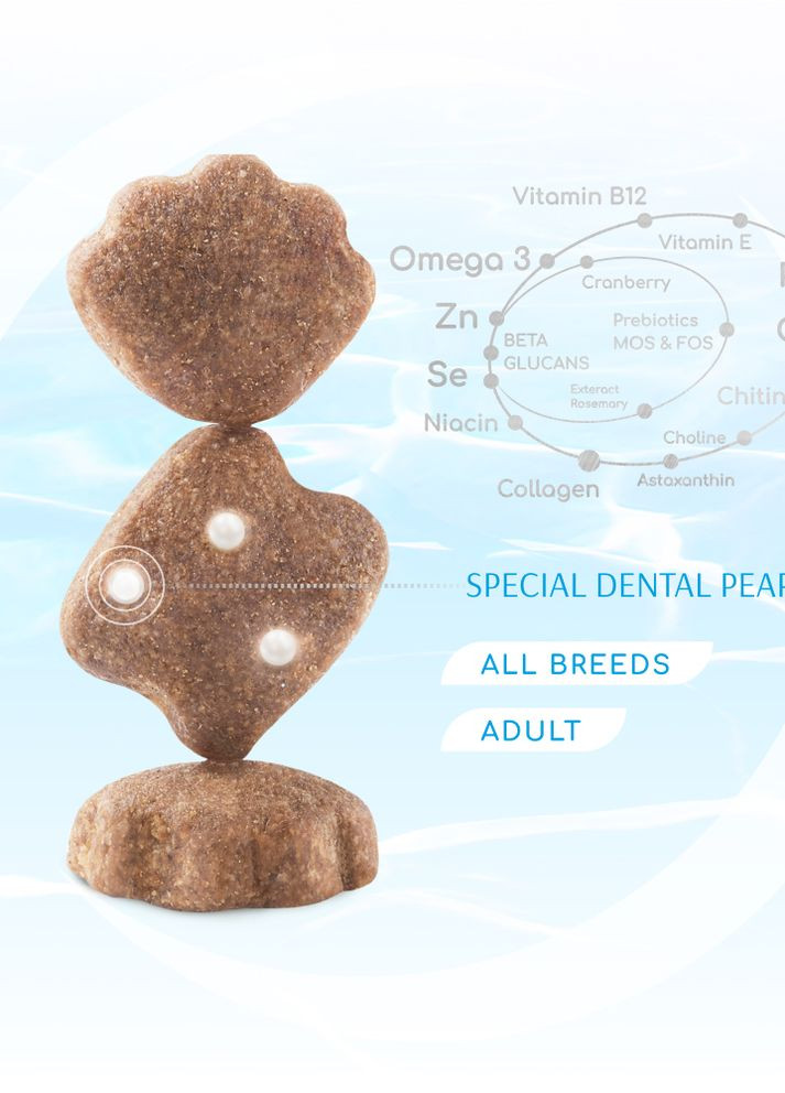 Сухий корм Beauty Podium для дорослих котів, блискуча шерсть та догляд за зубами з морепродуктами 1.5 кг Optimeal (277367433)