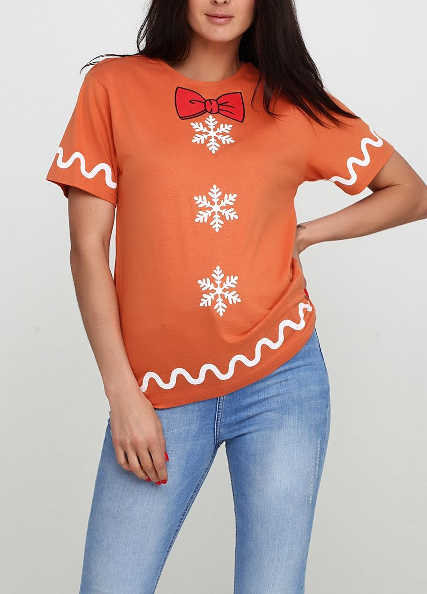 Оранжевая летняя футболка Asos