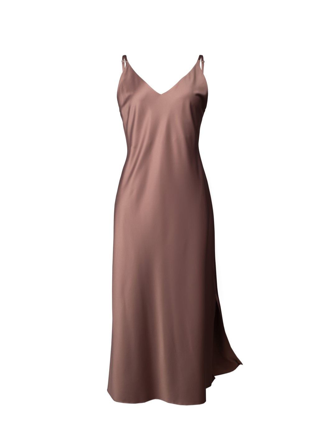 Бежевое праздничный, вечернее платье slip dress платье-комбинация Lavlia однотонное