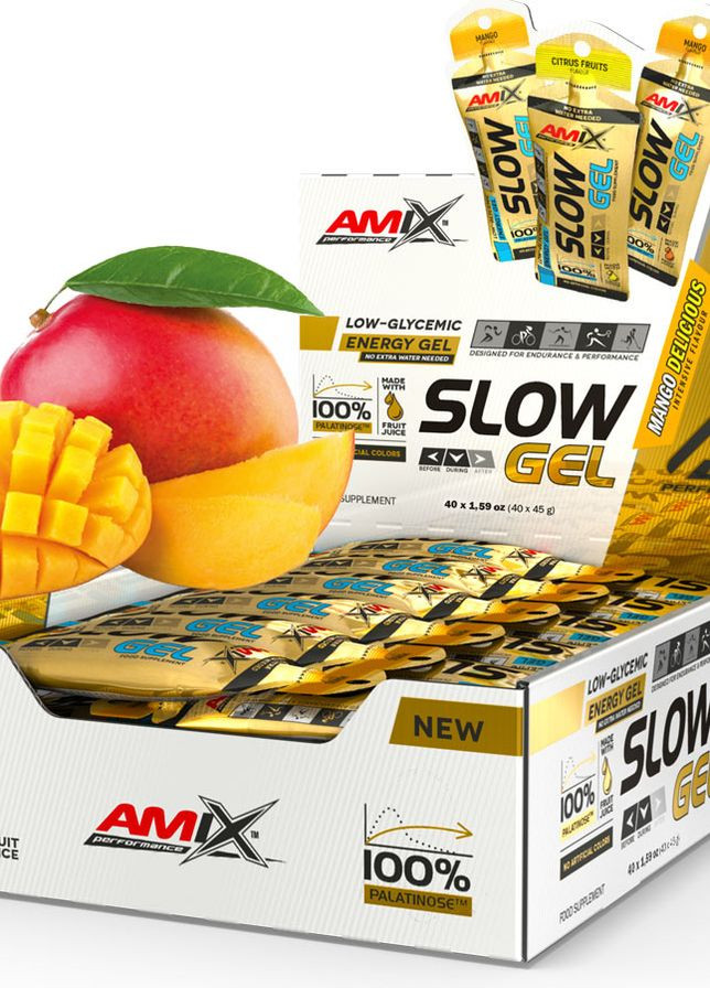 Энергетик Performance Amix SLOW Gel 45g (Mango) Amix Nutrition (276324043)