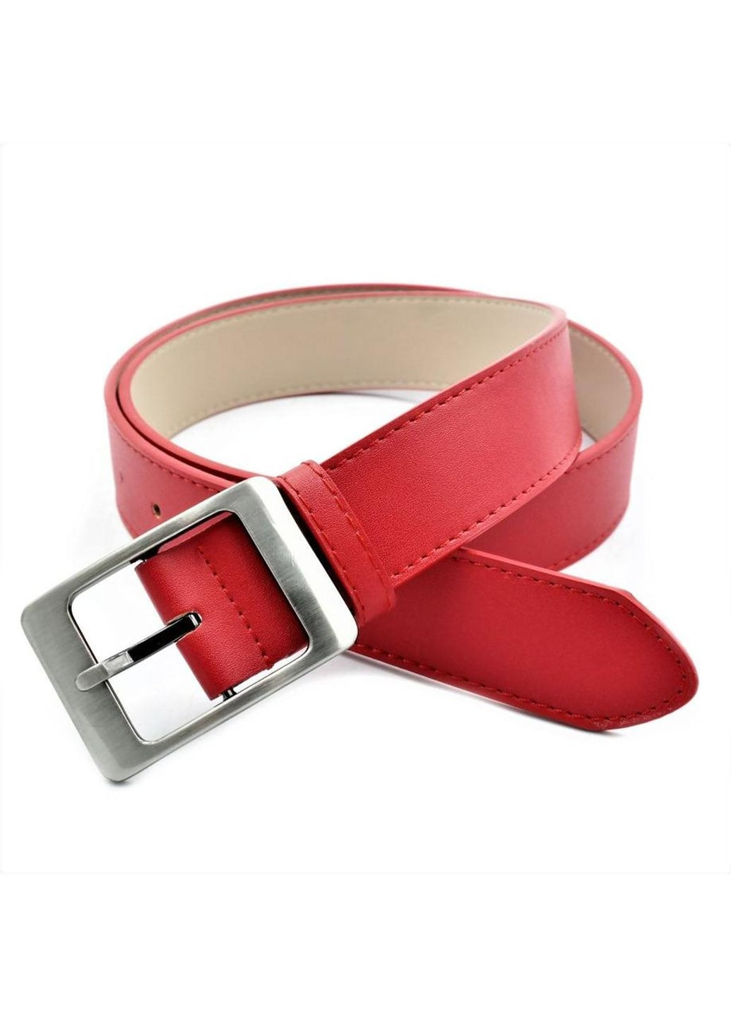Женский ремень Weatro Красный ek-zh-33kit-0023 Le-Mon (272596359)