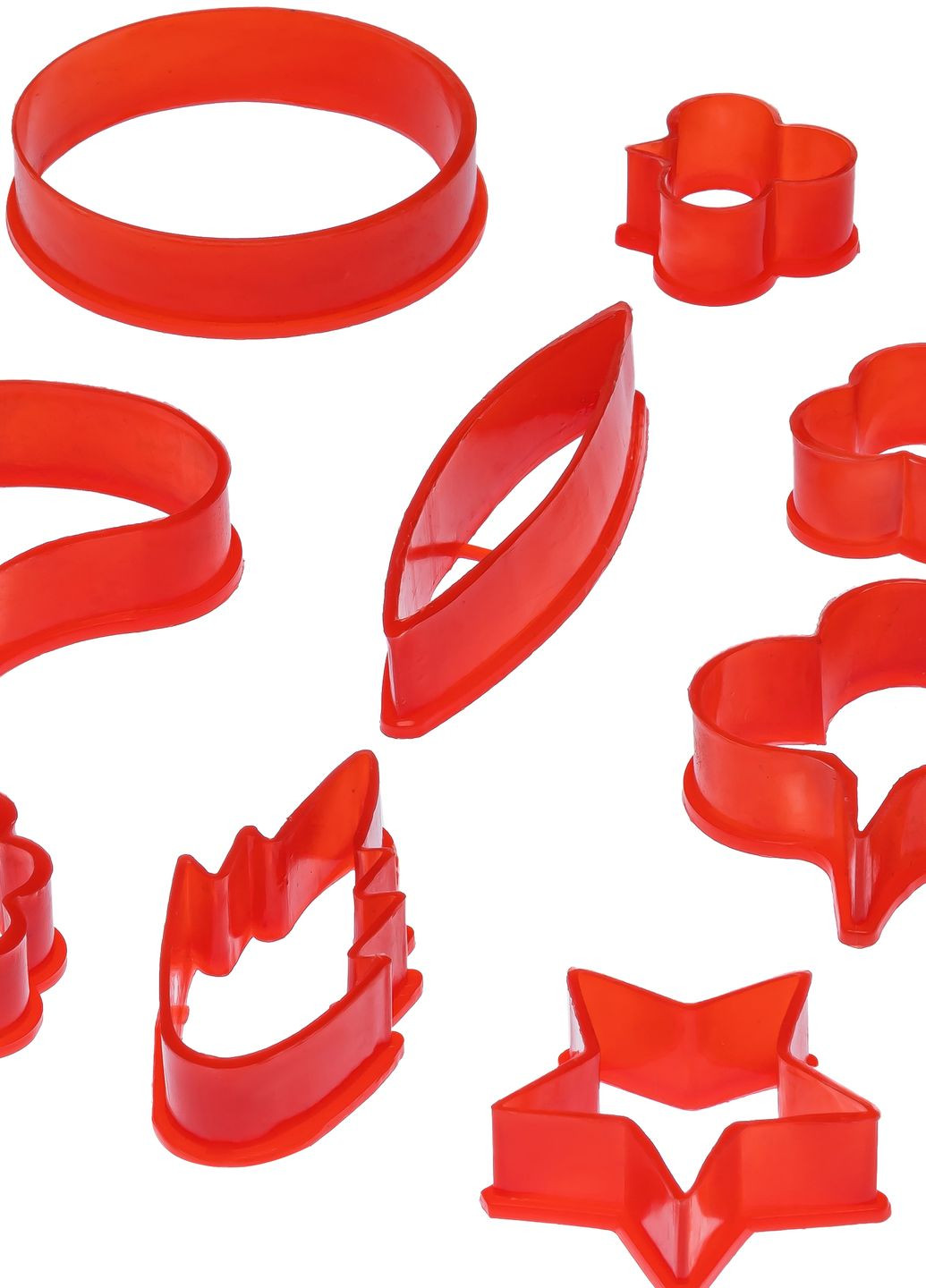Каттеры кондитерские пластиковые "Цветы" набор из 9 форм Kitchette (264201213)