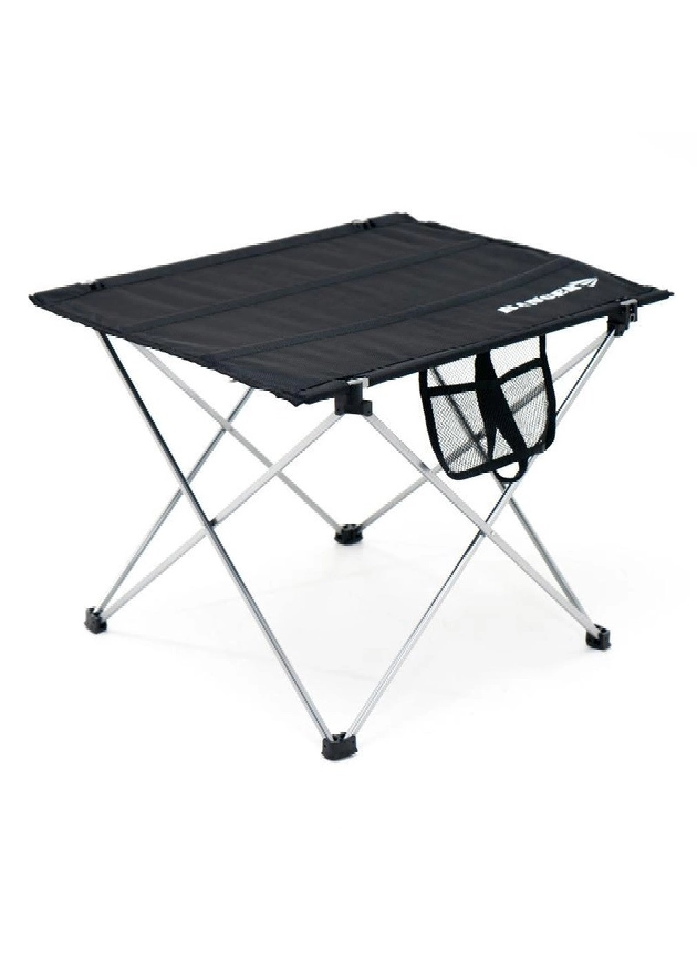 Стіл розкладний компактний практичний для пікнінку відпочинку кемпінгу на дачу 40х40,5х56 см (475295-Prob) Чорний з сірим Unbranded (265391203)
