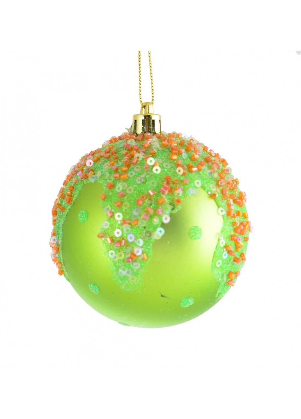 Куля на ялинку Yes! Fun з бісером Карамель d-8 972816 Novogod'ko (269387133)