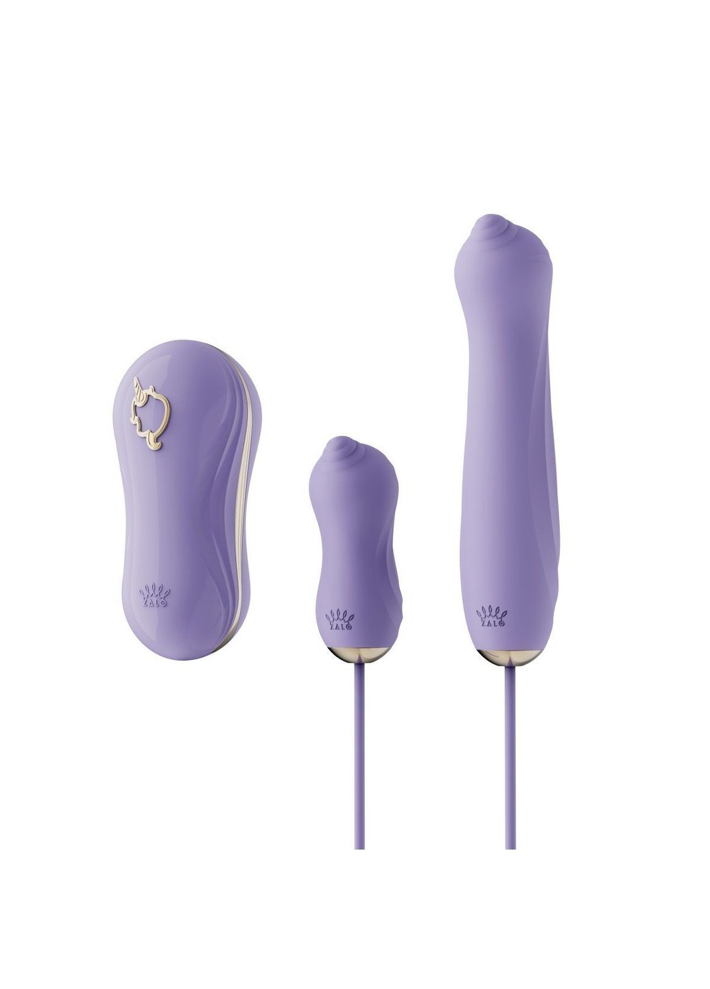 Набор 3в1 — UNICORN Set Violet, виброяйцо, пульсатор, вакуумный стимулятор Zalo (259790626)