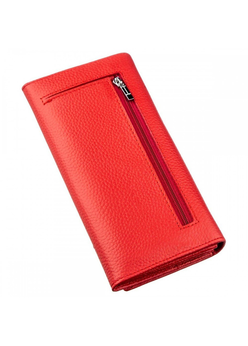 Жіночий червоний гаманець з натуральної шкіри ST Leather 18858 Червоний ST Leather Accessories (262453786)