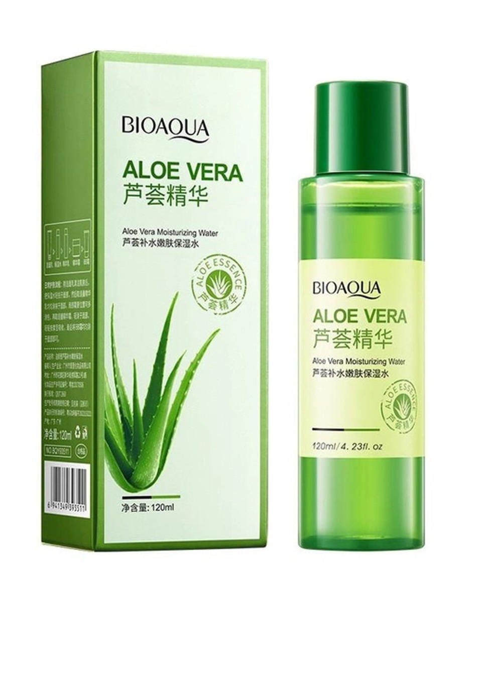Увлажняющий тонер для лица с алоэ Aloe Vera Moisturizing Water, 120 мл Bioaqua (259776905)
