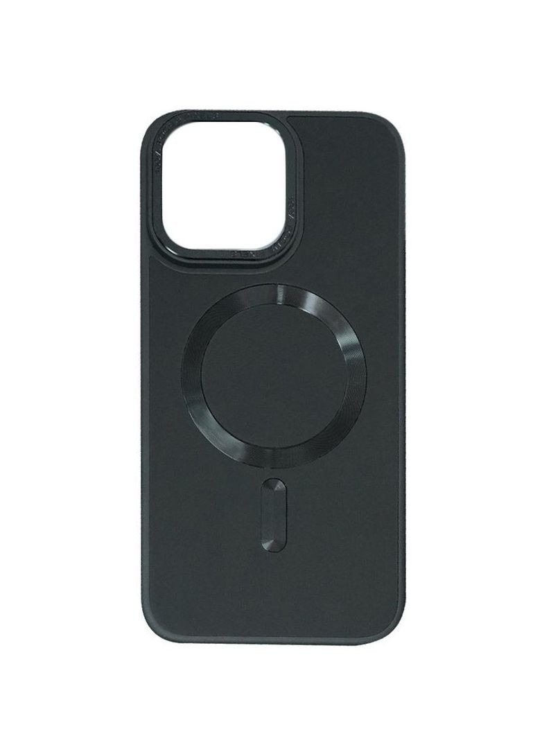 Кожаный чехол Bonbon с металлическими кнопками и MagSafe на Apple iPhone 14 Pro (6.1") Epik (263432184)
