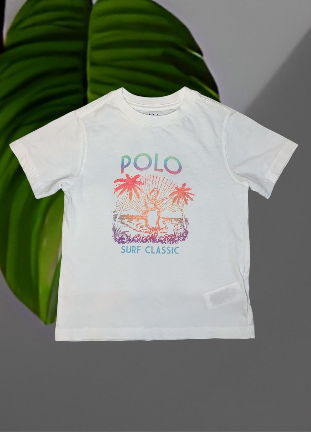 Белая футболка Ralph Lauren Polo