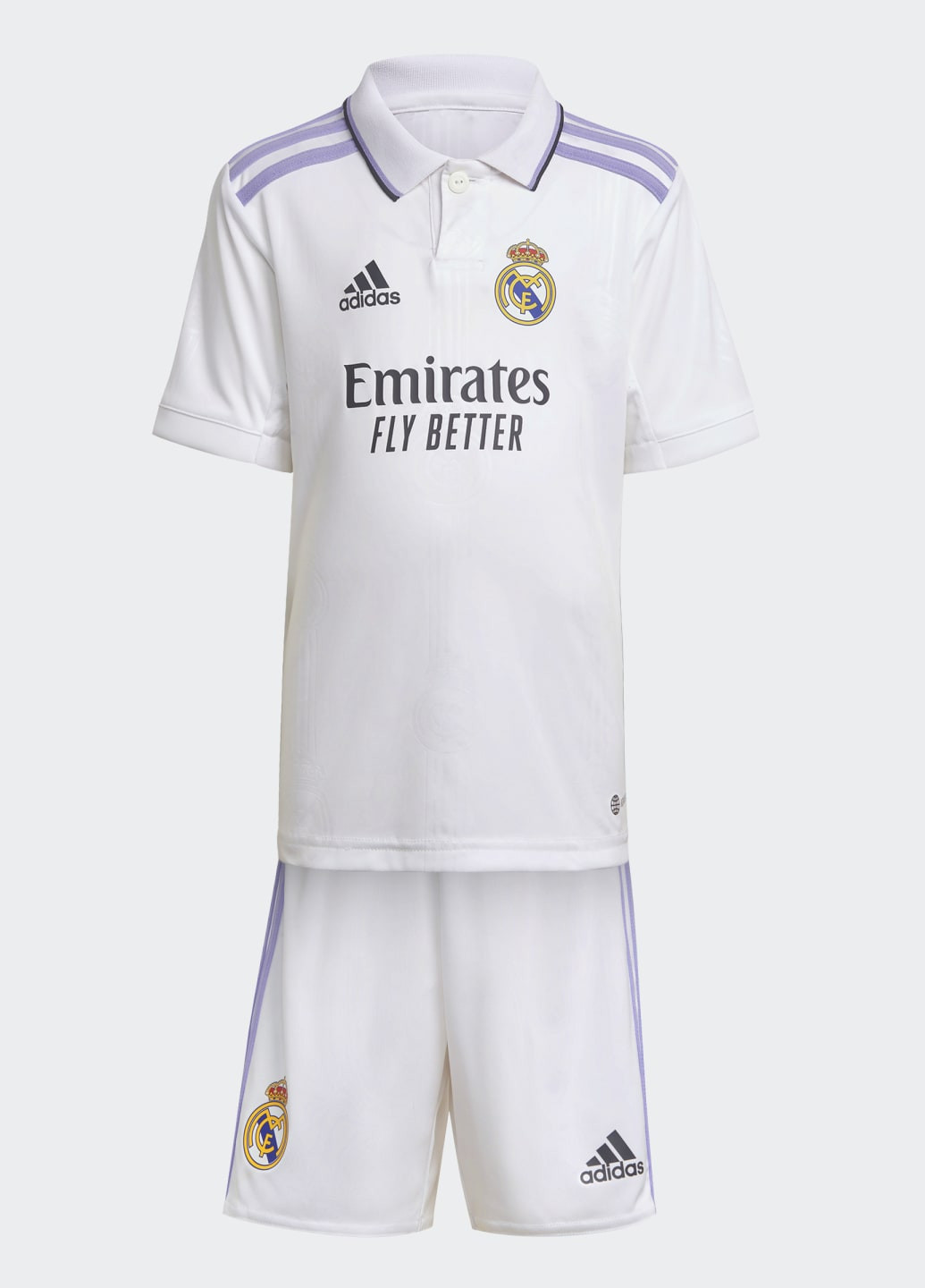 Комплект: футболка та шорти Real Madrid 22 Home adidas (264564633)