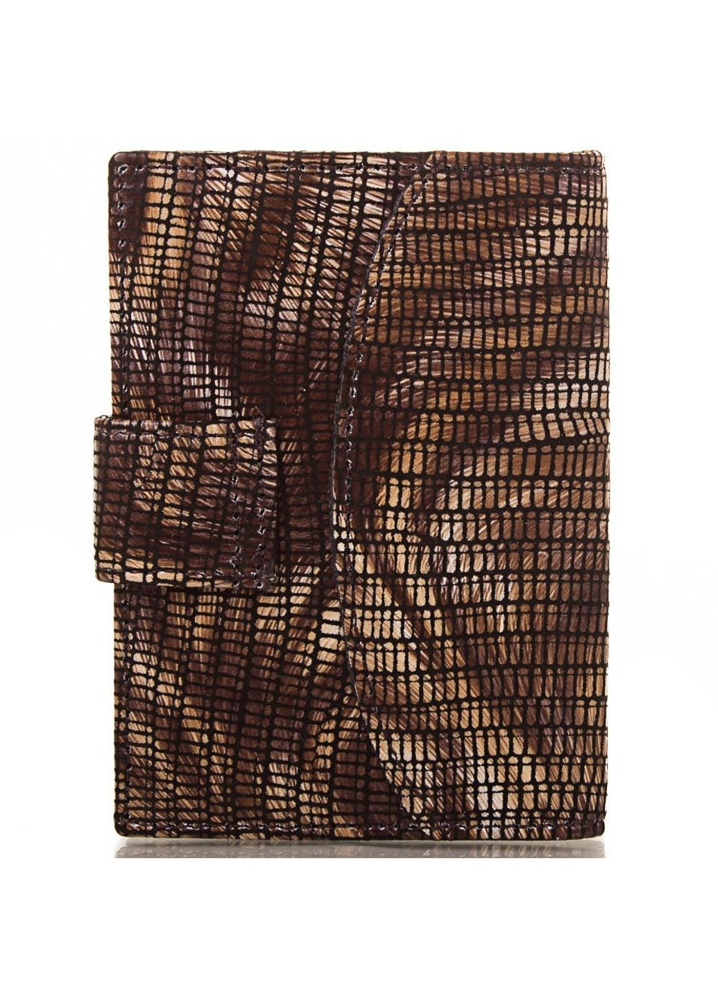 Женская коричневая визитница из лакированной кожи Canpellini (263135548)