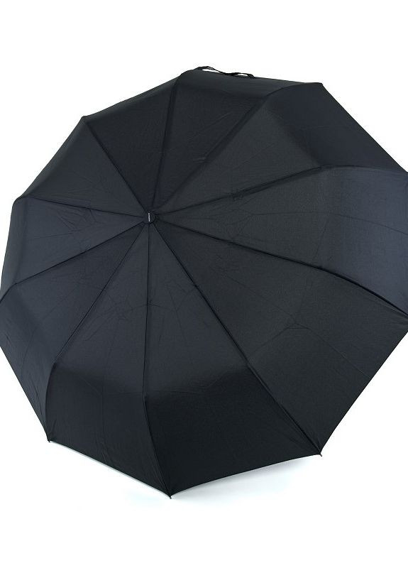 Зонт полуавтомат с прямой удобной ручкой мужской TheBest 526 10 спиц Черный No Brand (277970766)