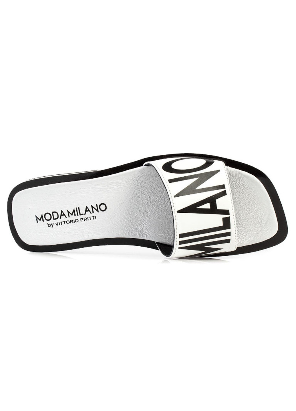 Белые шлепанцы и сабо женские бренда 8301153_(1) ModaMilano