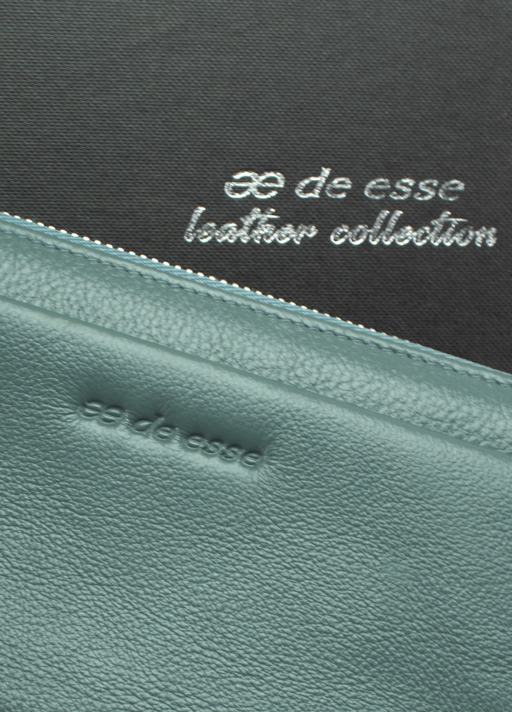 Кошелек-клатч женский кожаный LC14238-GD110 с ручкой бирюзовый De Esse (256675964)