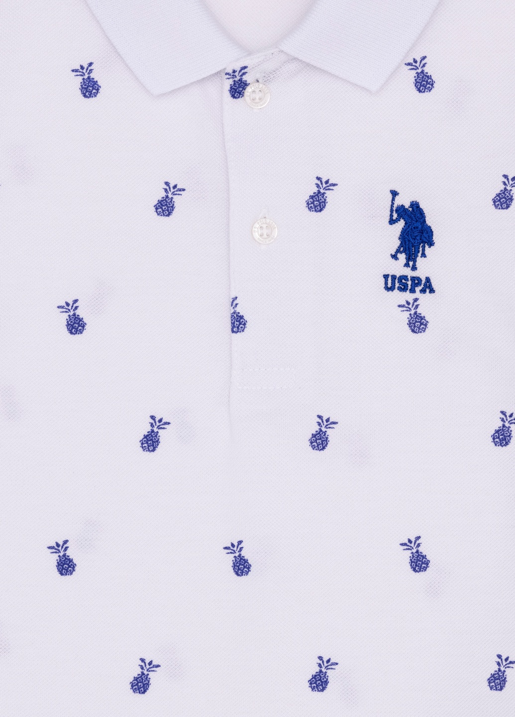 Белая детская футболка-футболка u.s/ polo assn. на мальчика для мальчика U.S. Polo Assn.