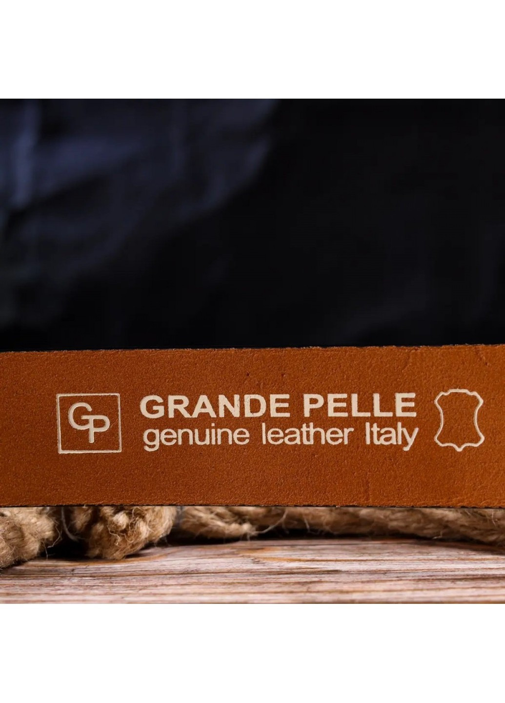 Мужской кожаный ремень 21472 Grande Pelle (262524124)