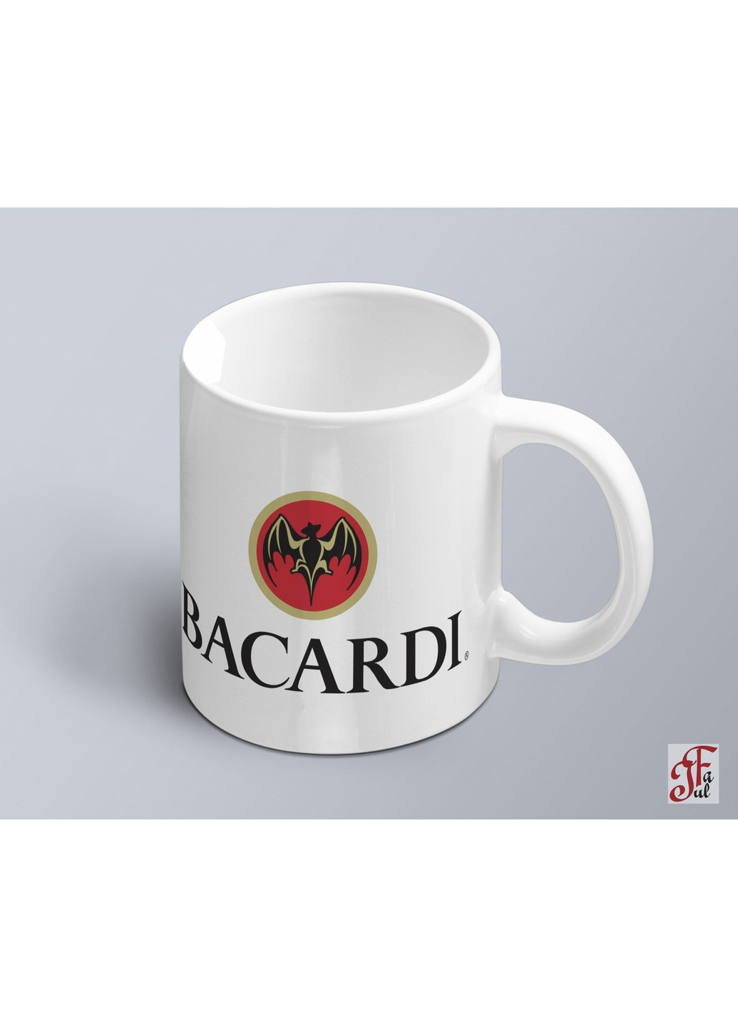 Чашка с принтом логотипа Bacardi Бакарди ЗаСвіт (261255705)