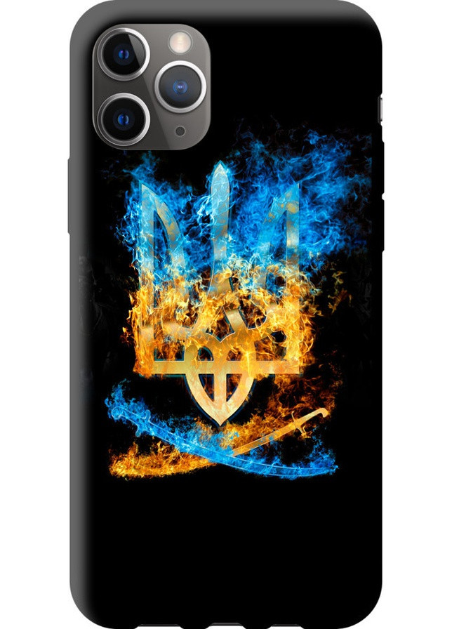 TPU черный чехол 'Герб' для Endorphone Apple iPhone 11 Pro Max (257881059)