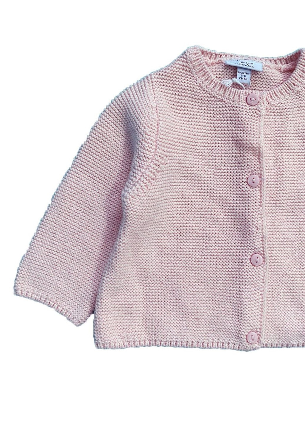Розовый свитер вязаный на пуговицы от . OVS