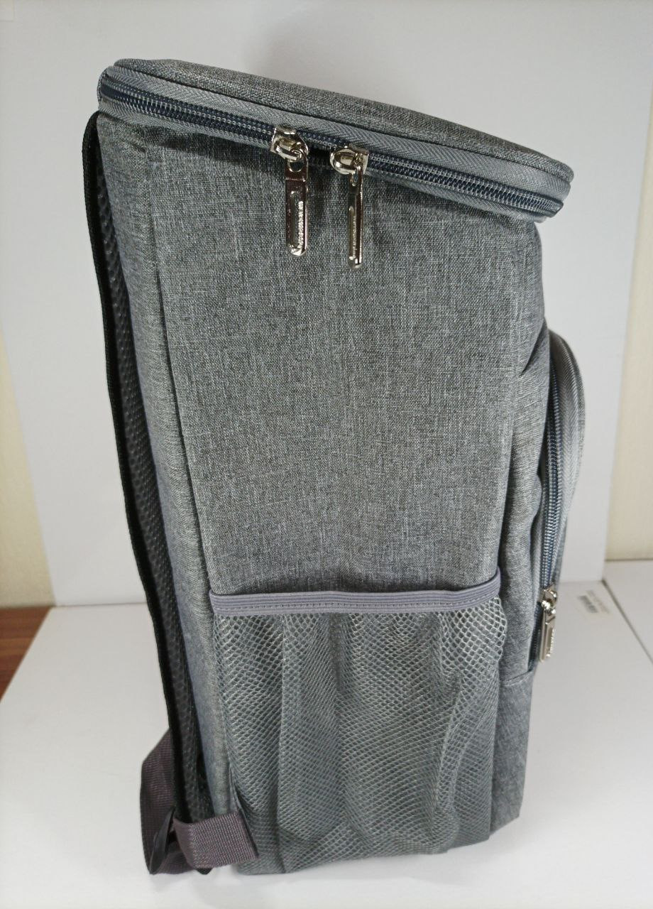 Термо рюкзак сумка-холодильник 18 литров, WEYOUNG, серый No Brand (258472175)