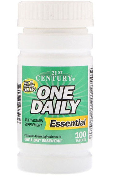 One Daily Essential, Multivitamin Multimineral 100 Tabs 21st Century (256719719)