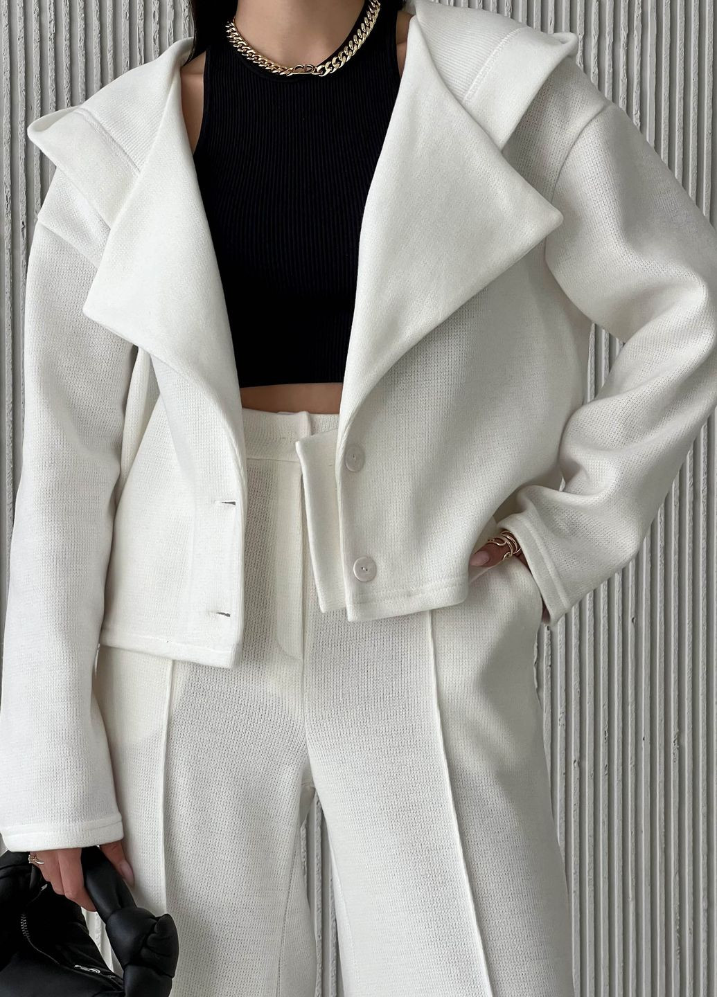 Елегантний жакет білого кольору Jadone Fashion (269266162)