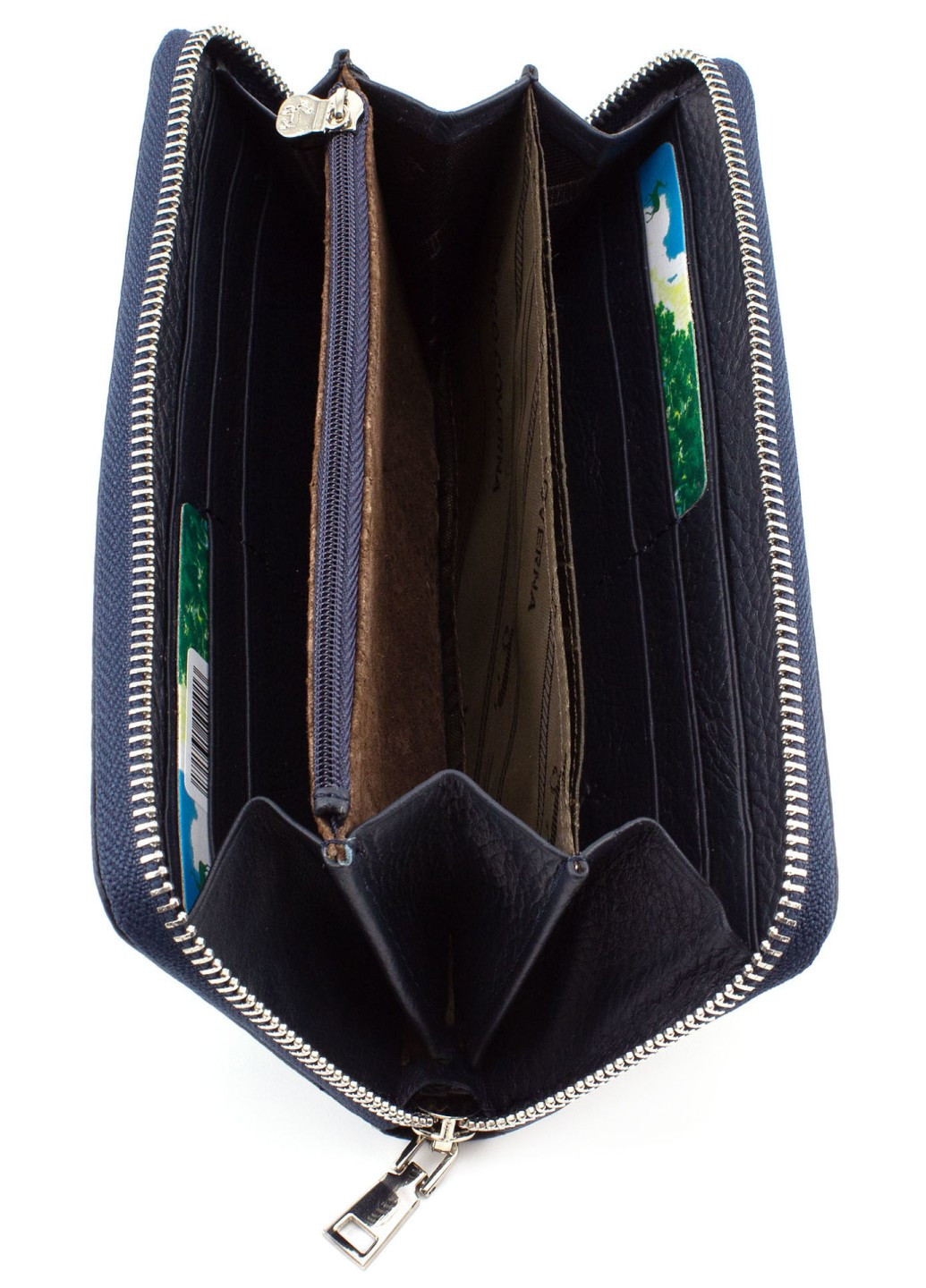 Оригинальный кожаный кошелек для женщин MC-7002-5 (JZ6682) синий Marco Coverna (259752482)