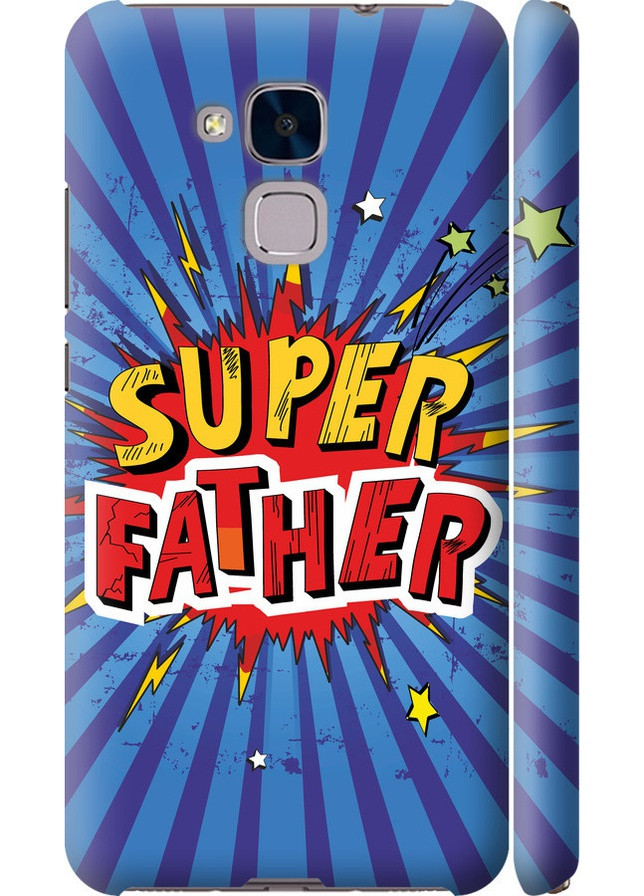 3D пластиковый матовый чехол 'Супер папа v2' для Endorphone Huawei GT3 (258094264)