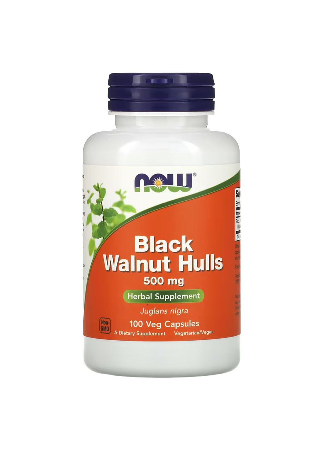 Скорлупа черного ореха Black Walnut Hulls 500 мг - 100 вег.капсул Now Foods (269461808)